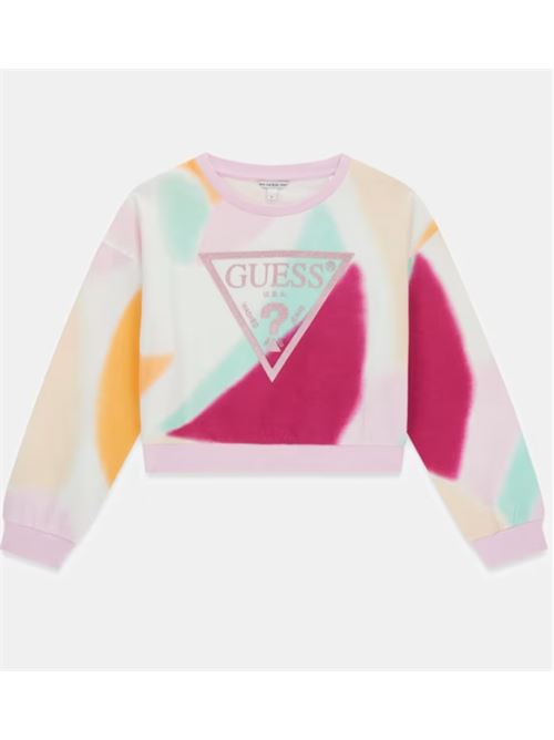 oversize crop ls active top GUESS | J6GQ01 KA6R4P33Y